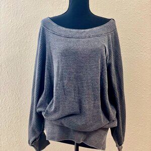 Free People Grey Tunic Top